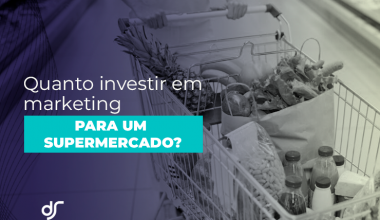 carrinho de supermercado com compras