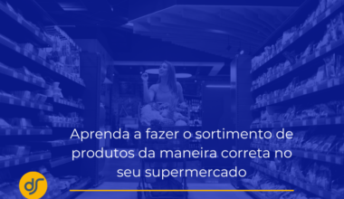 sortimento de produtos para supermercado